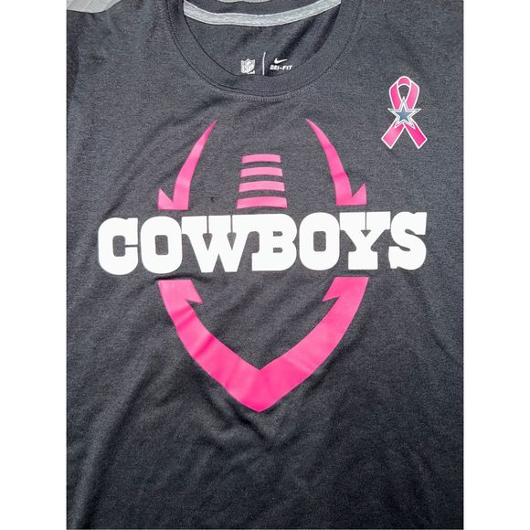 Nike Dallas Cowboys Breast Cancer Awareness Dri-Fit Tee - Picture 3 of 5